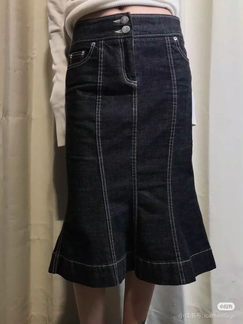 Vivienne Westwood Vivienne Westwood size1 Cowboy fish tail cowboy half skirt Size 26" / US 2 / IT 38 - 8 Thumbnail
