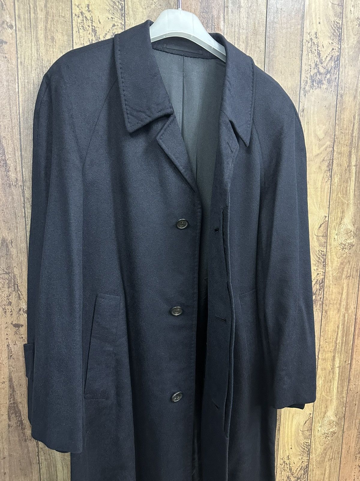 Vintage Nina Ricci Monsieur Wool Trench Coat Z35 Size US M / EU 48-50 / 2 - 3 Thumbnail