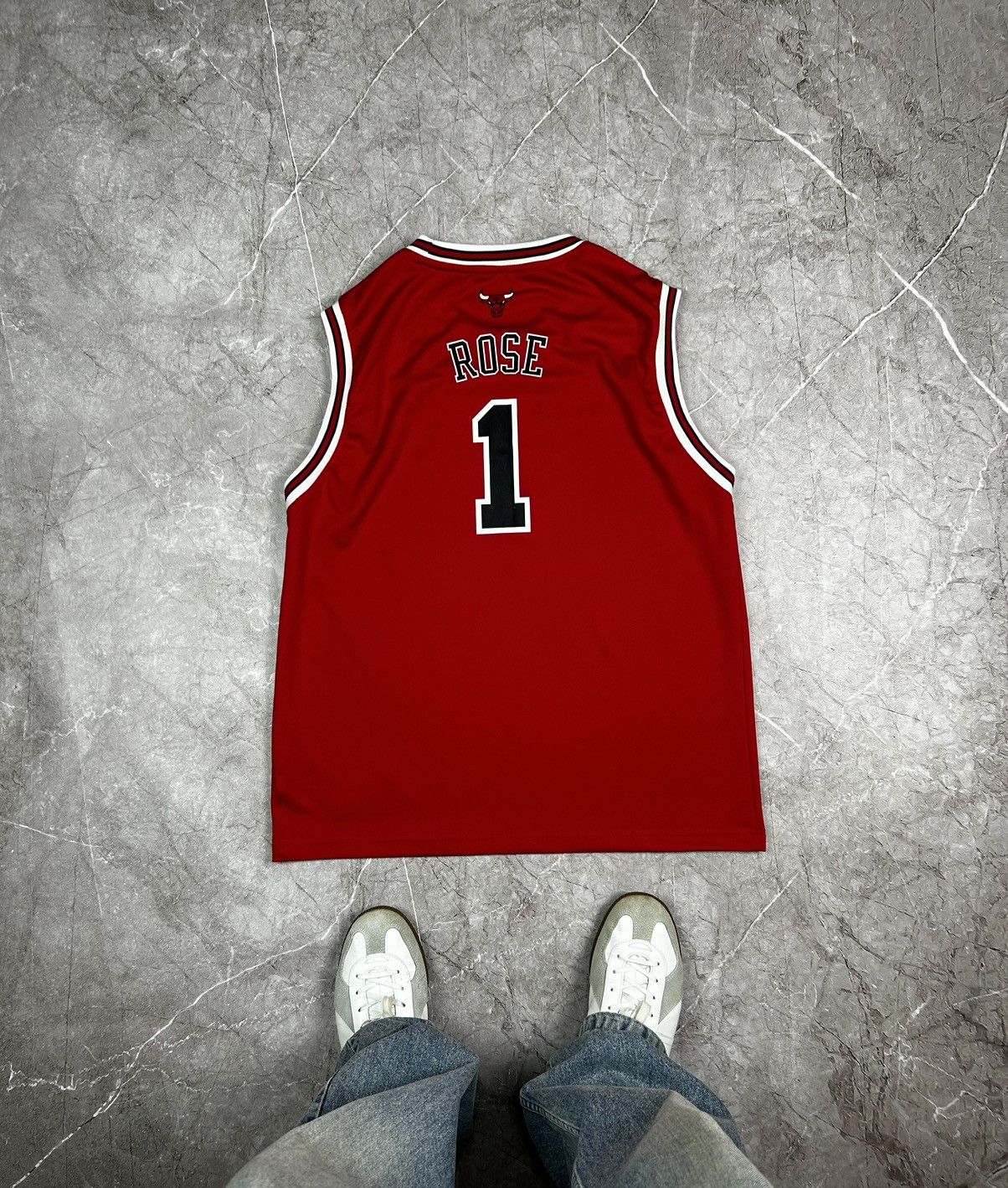 Adidas × NBA Adidas NBA Chicago Bulls Rose 1 jersey Size US XL / EU 56 / 4 - 2 Thumbnail