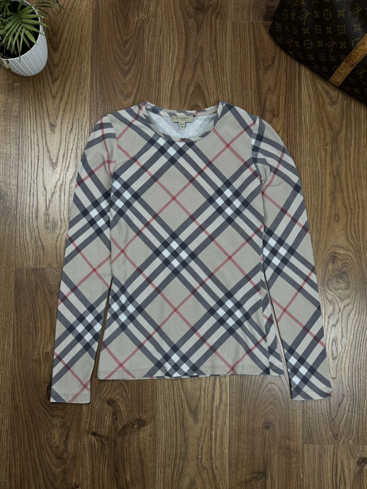 Burberry Monogram longsleeve Burberry y2k original luxury pretty item Size S / US 4 / IT 40 - 1 Thumbnail