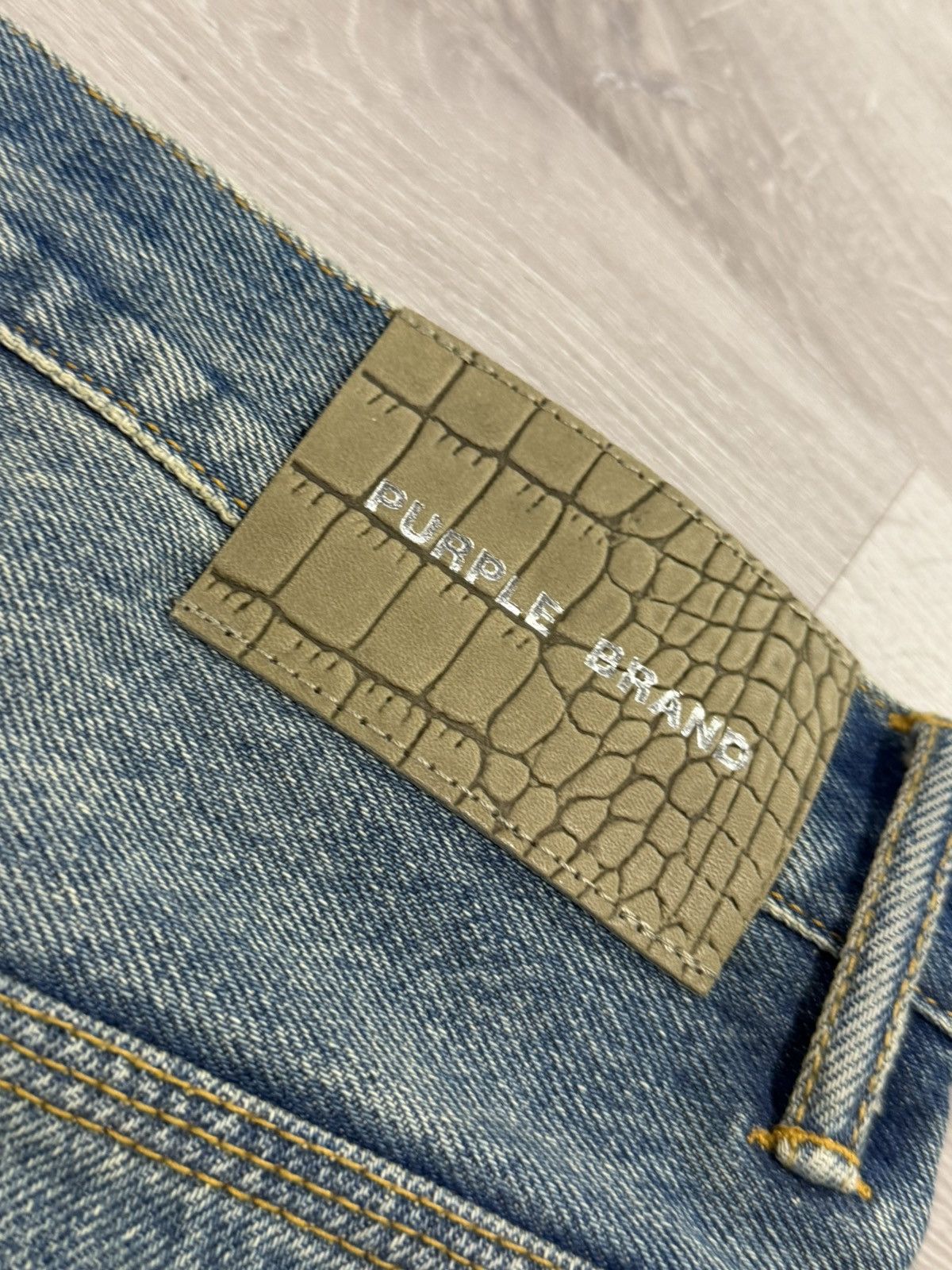 Purple Brand Purple Brand Repair Rivets Jeans - Black Label Size US 32 / EU 48 - 7 Thumbnail