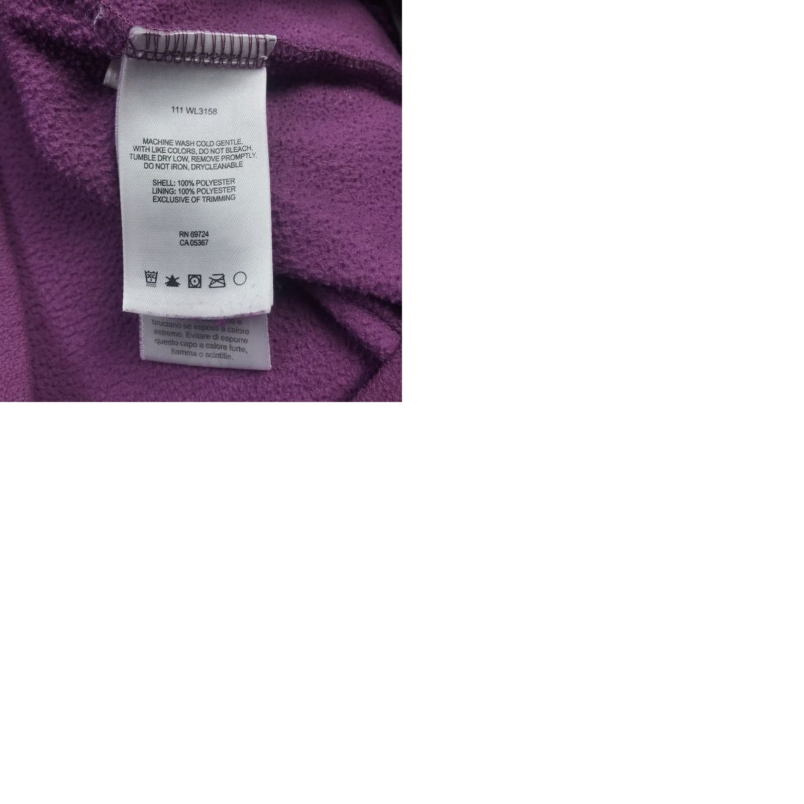 Vintage Columbia Sportswear Womens Purple Fleece Jacket Large Full Zip Embroidered Logo Size L / US 10 / IT 46 - 9 Thumbnail