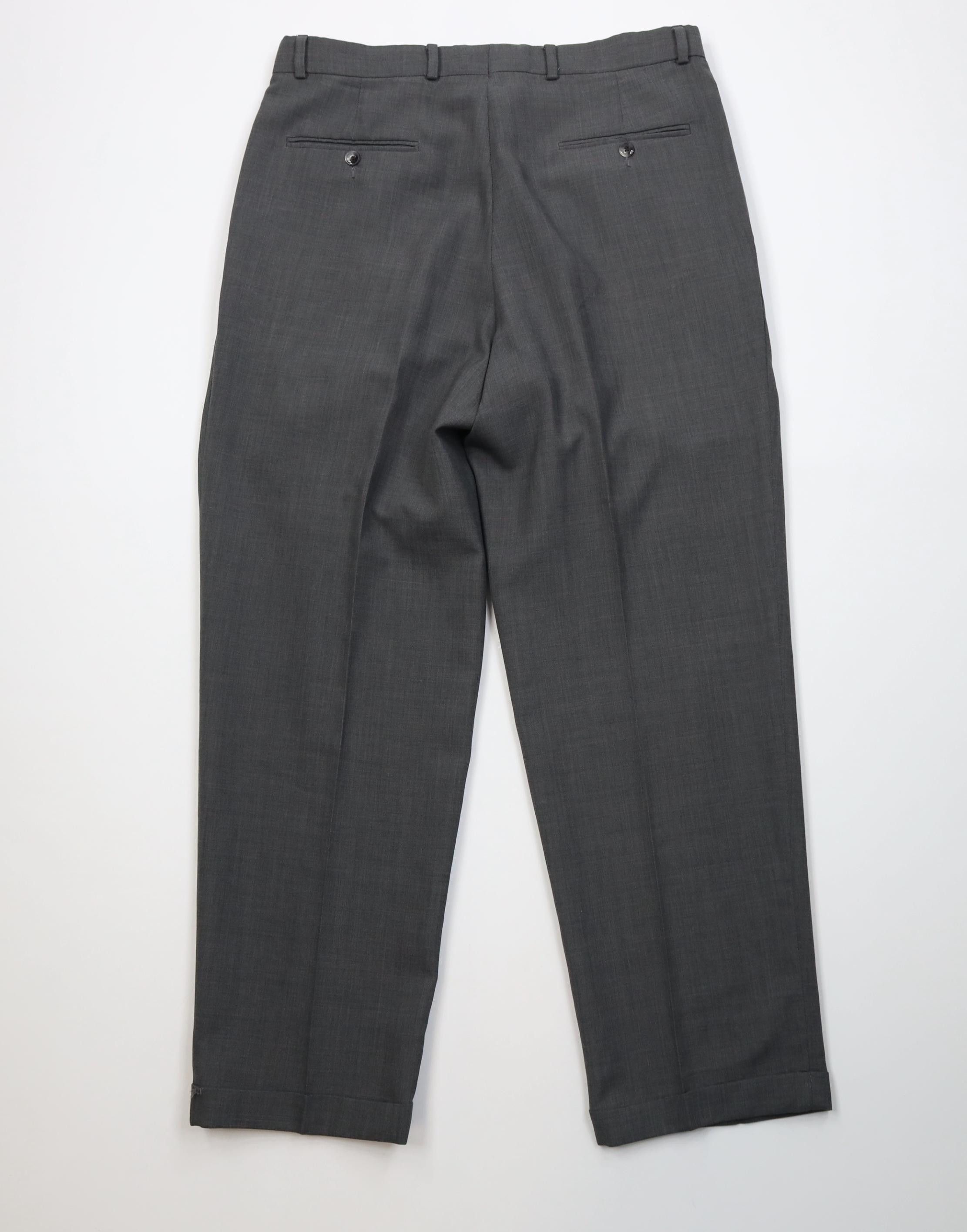 Vintage Vintage 90s Streetwear Blend Knit Chino Pants Heather Gray Size US 34 / EU 50 - 10 Thumbnail