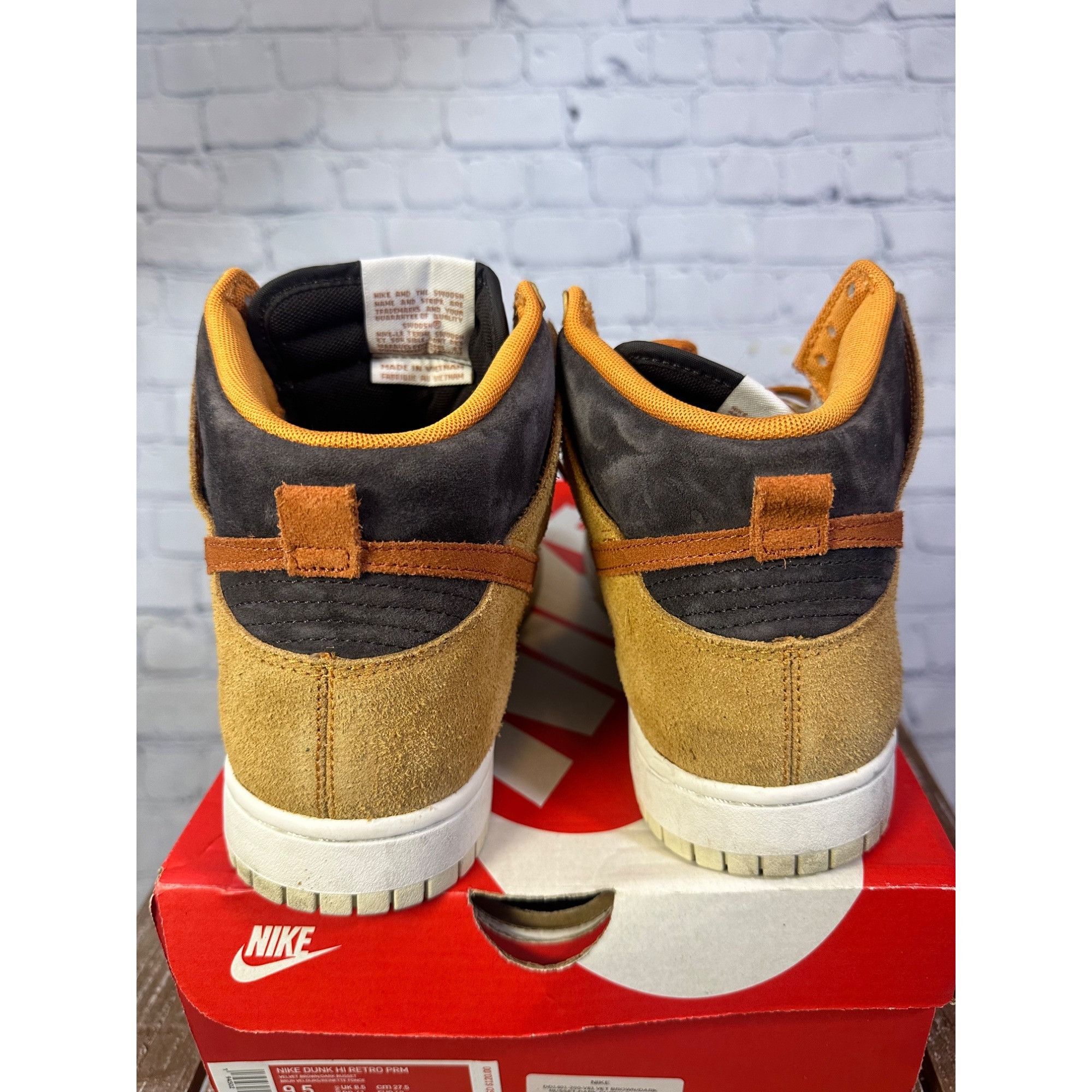 Nike Nike Dunk High PRM Dark Russet Size US 9.5 / EU 42-43 - 3 Thumbnail