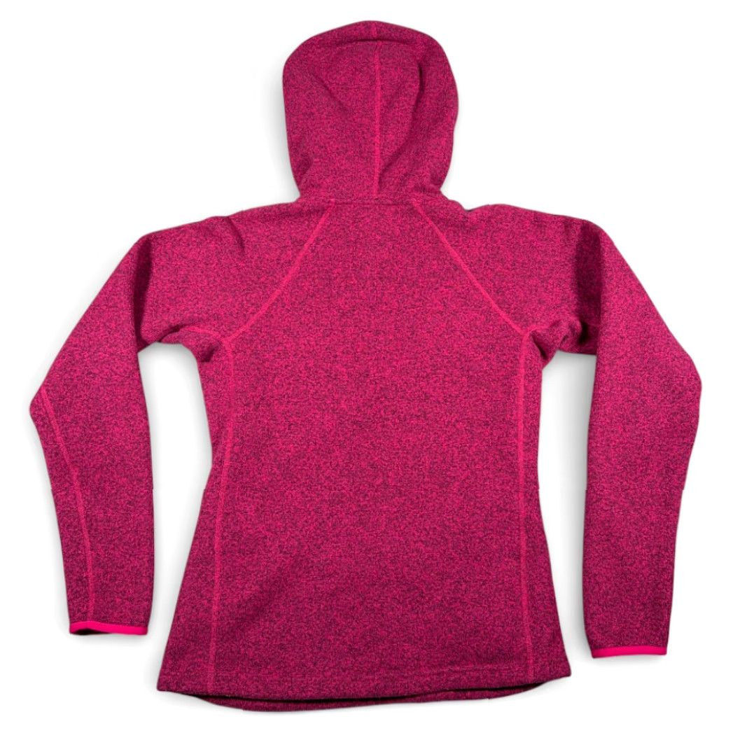 The North Face The North Face SweatER Womens M Pink Heather Mock Neck Hooded Raglan Sleeve Logo Fleece Pullover Size M / US 6-8 / IT 42-44 - 3 Thumbnail