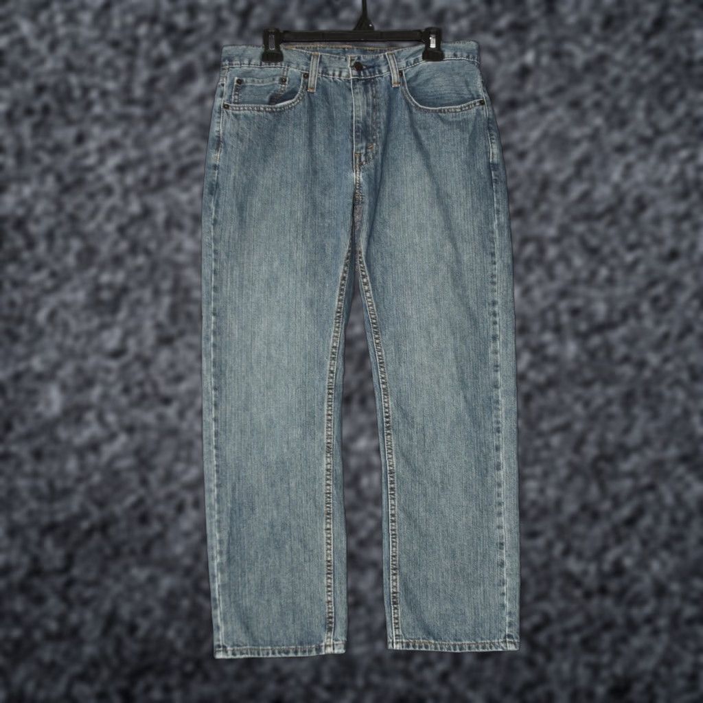 Levi's Levi's 559 Jeans Mens 32x30 Blue Medium Wash Denim Relaxed Straight 5-Pocket Denim Cotton Jeans Mens Size US 32 / EU 48 - 1 Thumbnail