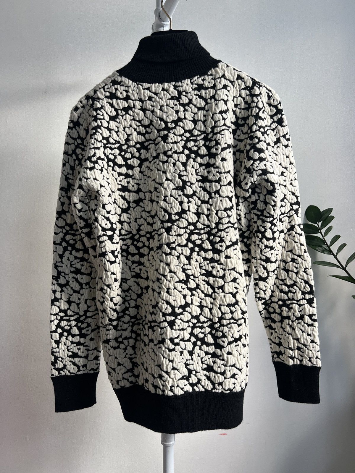 Celine Old Celine by Phoebe Philo jacquard cashmere wool jumper Size M / US 6-8 / IT 42-44 - 2 Thumbnail