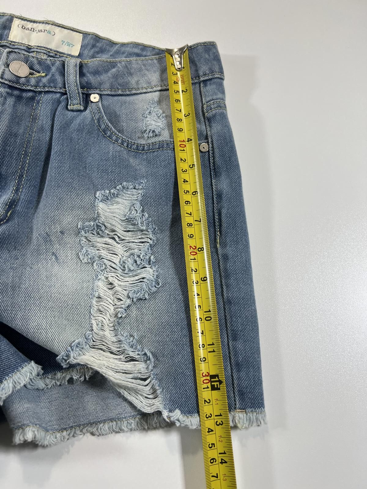 Cherokee Cherokee Distressed Denim Shorts 7 Size 28" / US 6 / IT 42 - 5 Thumbnail