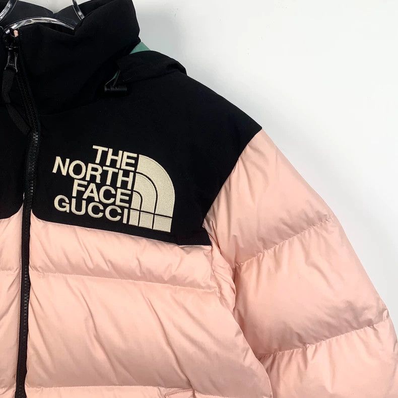 Gucci Gucci The North Face co-branded pink logo down jacket 2502- Size US S / EU 44-46 / 1 - 3 Thumbnail