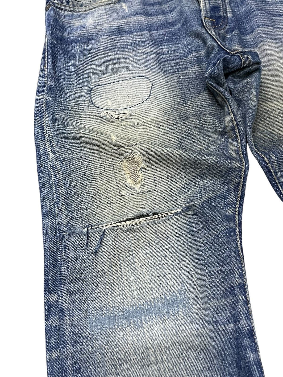 Hysteric Glamour × Scotch & Soda Scotch & Soda Distressed Repaired Heavy Stitched Jeans Size US 30 / EU 46 - 7 Thumbnail