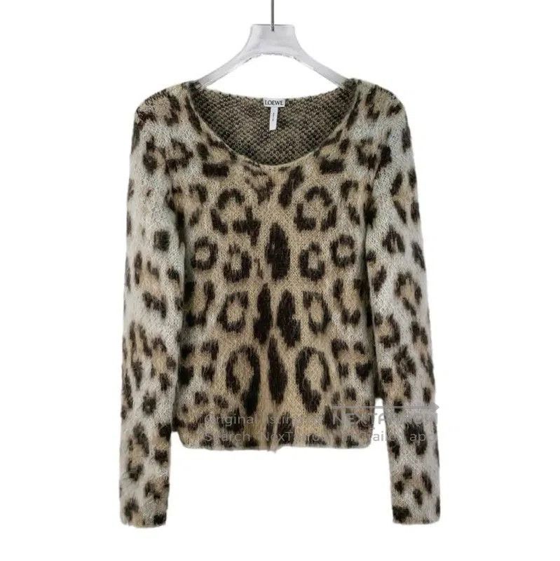 Other Loewe Brown Mohair Knit Sweater . Size XS / US 0-2 / IT 36-38 - 1 Thumbnail