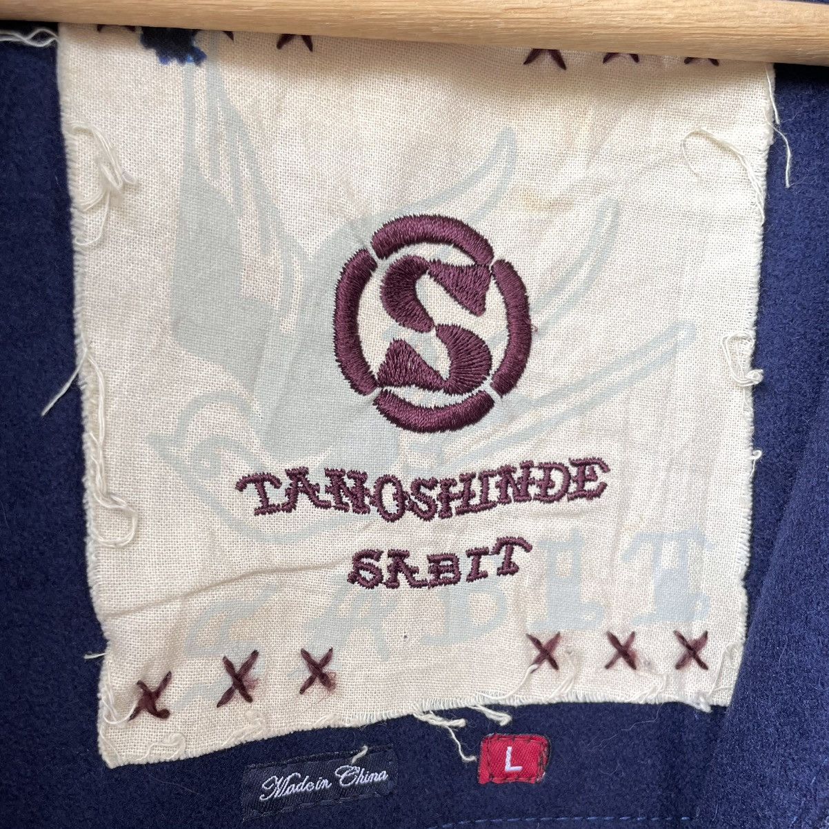 Designer × SABIT Sabit NYC Tanoshinde Rare Vintage 00s Wool Letterman Jacket Size US L / EU 52-54 / 3 - 20 Thumbnail