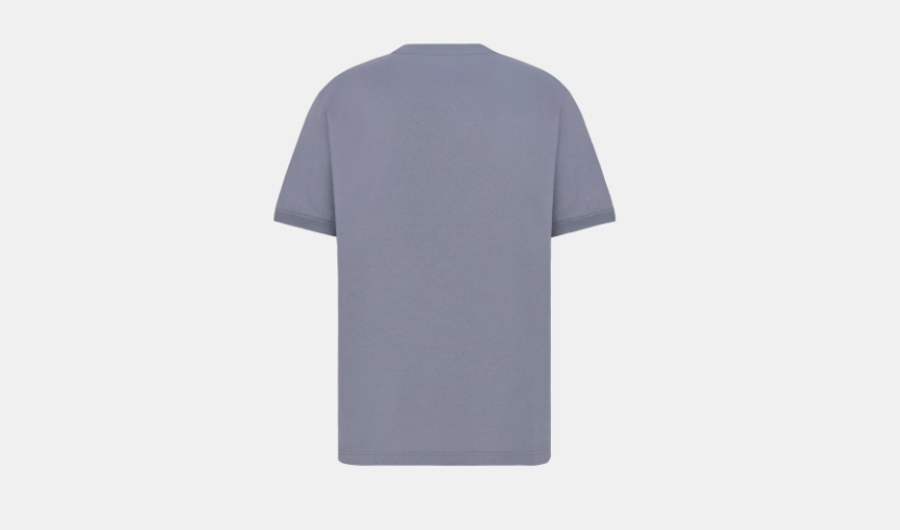 Dior o1w1db10525 493J64 Relaxed-Fit T-Shirt in Gray Size US M / EU 48-50 / 2 - 2 Thumbnail