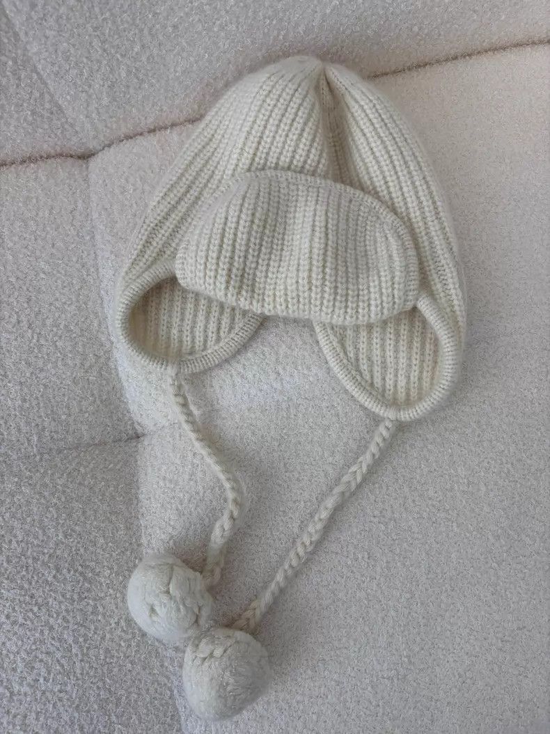 Chanel Chanel Beige knitted Leifeng hat earmuff Size ONE SIZE - 2 Thumbnail