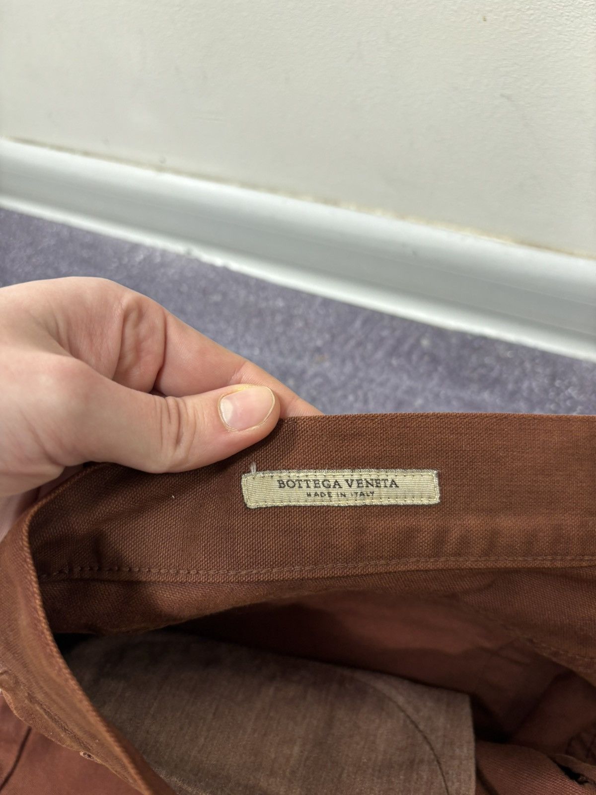 Bottega Veneta Bottega Veneta Men’s Relaxed Loose Fit Coral Brown Jeans Size US 36 / EU 52 - 9 Thumbnail