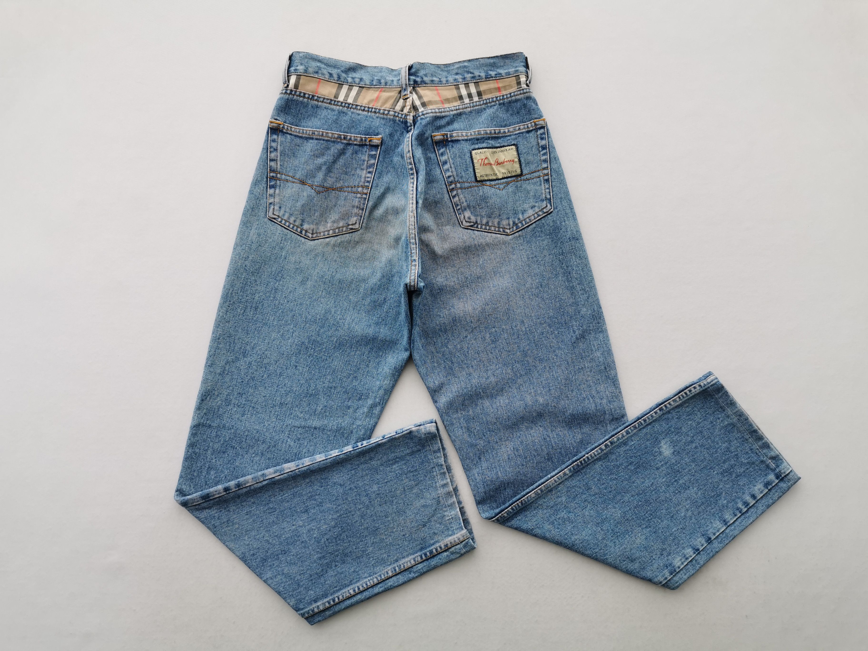 Burberry Vintage 90's Burberry Made In Italy Denim Jeans Size 28 Size US 28 / EU 44 - 5 Thumbnail