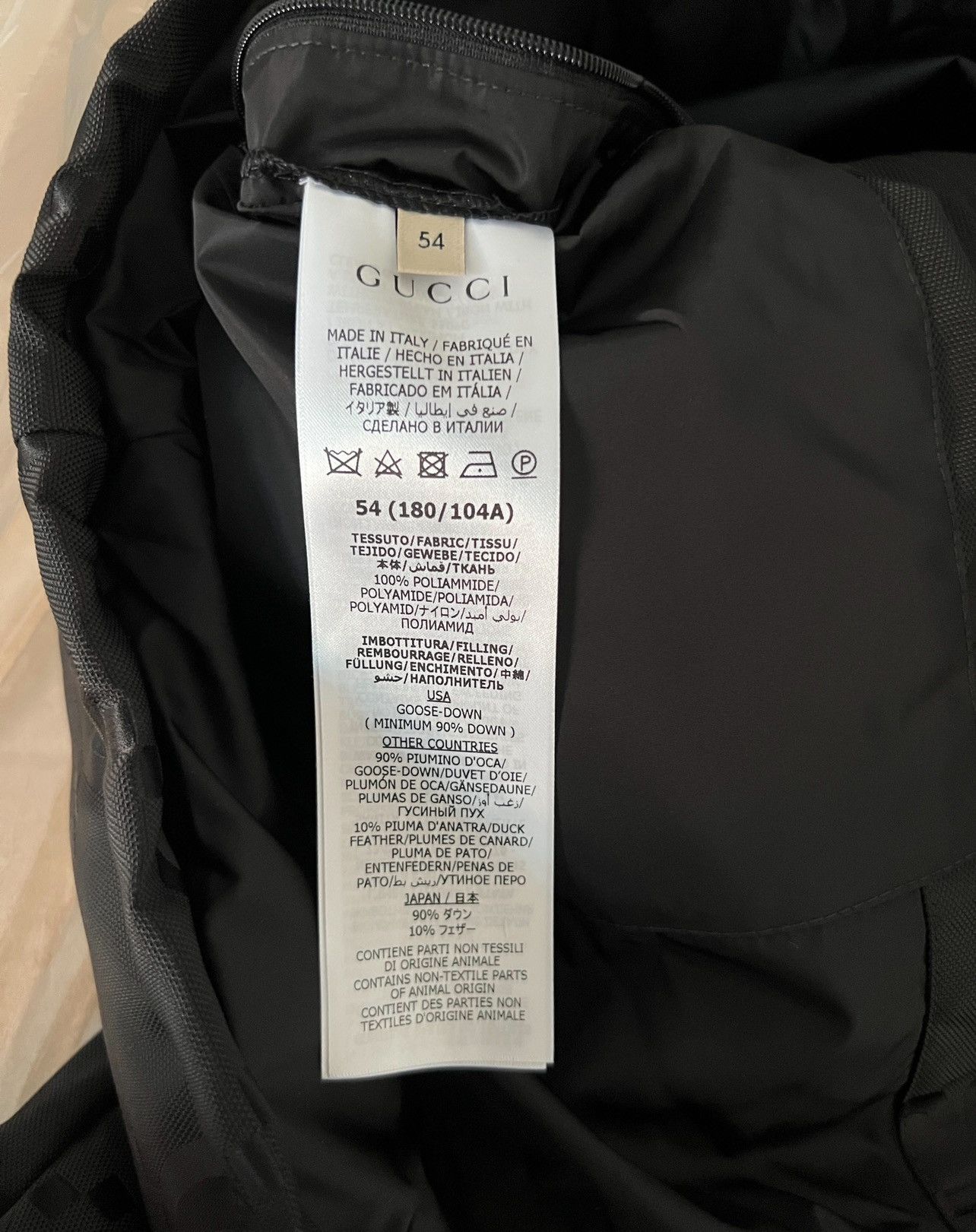 Gucci Gucci jumbo logo down jacket 54 Size US L / EU 52-54 / 3 - 9 Thumbnail
