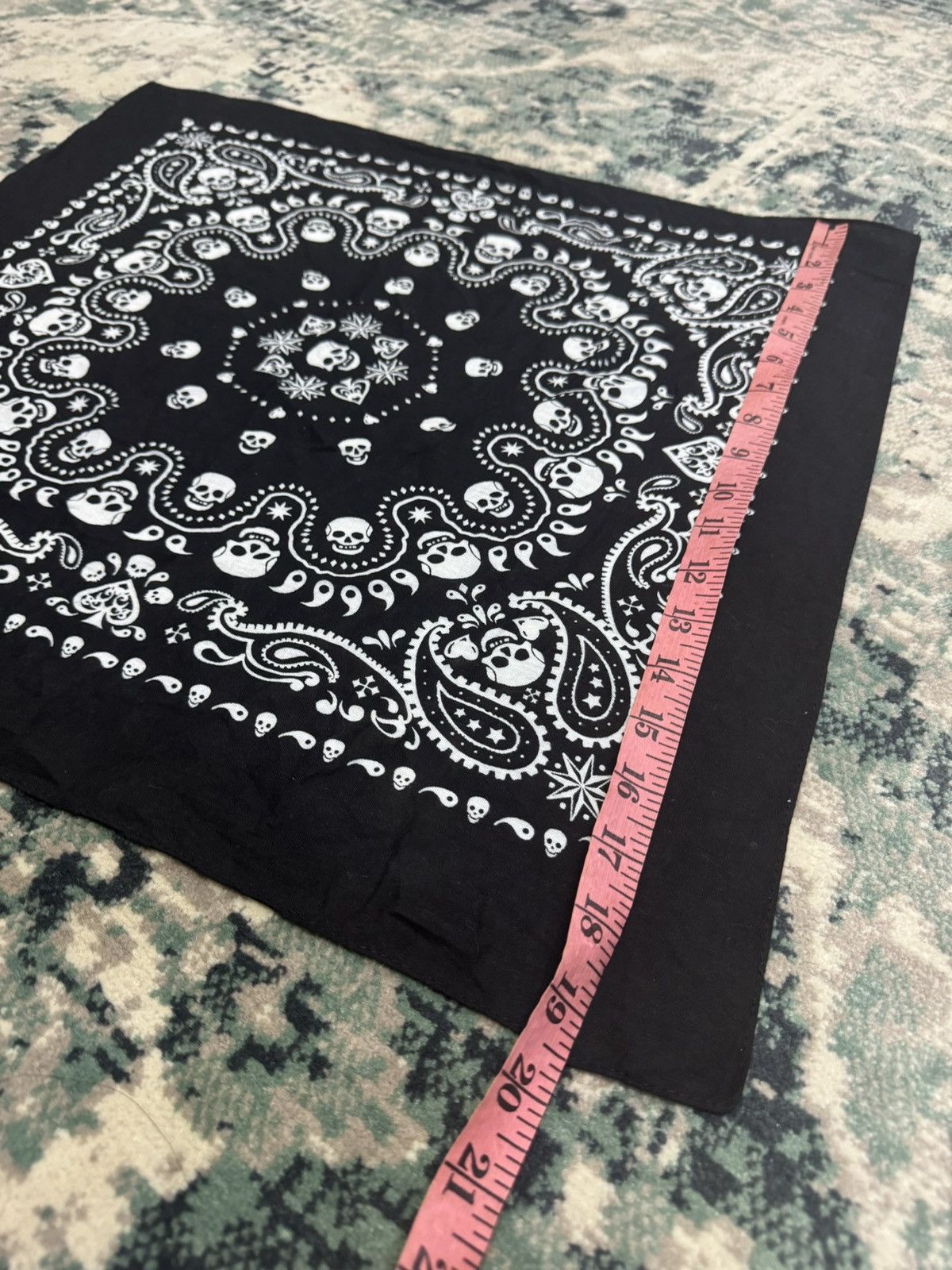 Other SKULLS MOTIVE BANDANA HANDKERCHIEF SCARF Size ONE SIZE - 7 Thumbnail