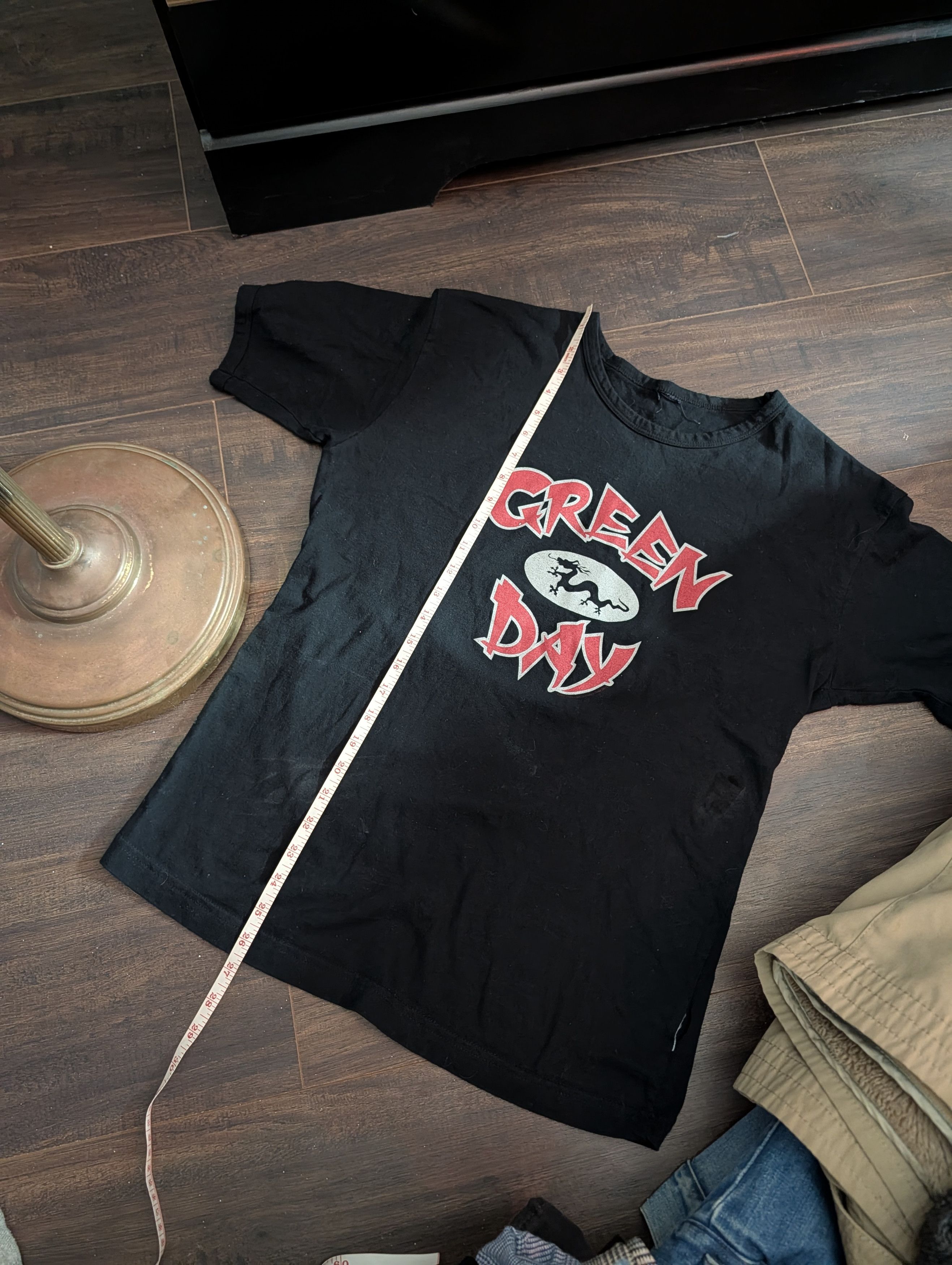 Band Tees GREEN DAY vtg 2002 Pop Disaster dragon logo black t-shirt Size US M / EU 48-50 / 2 - 15 Thumbnail