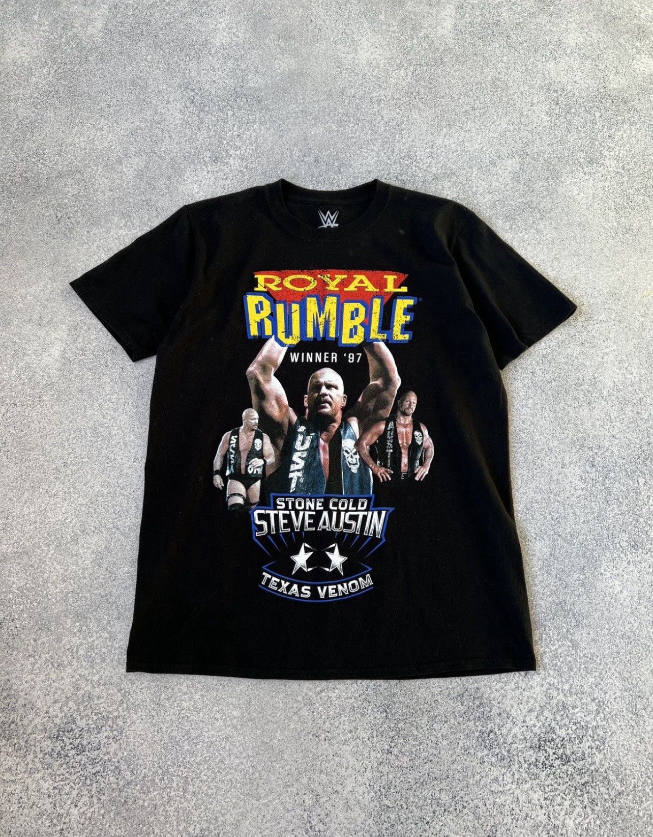 WWE Vintage Style Stone Cold Steve Austin Royal Rumble T-Shirt Size US L / EU 52-54 / 3 - 1 Thumbnail