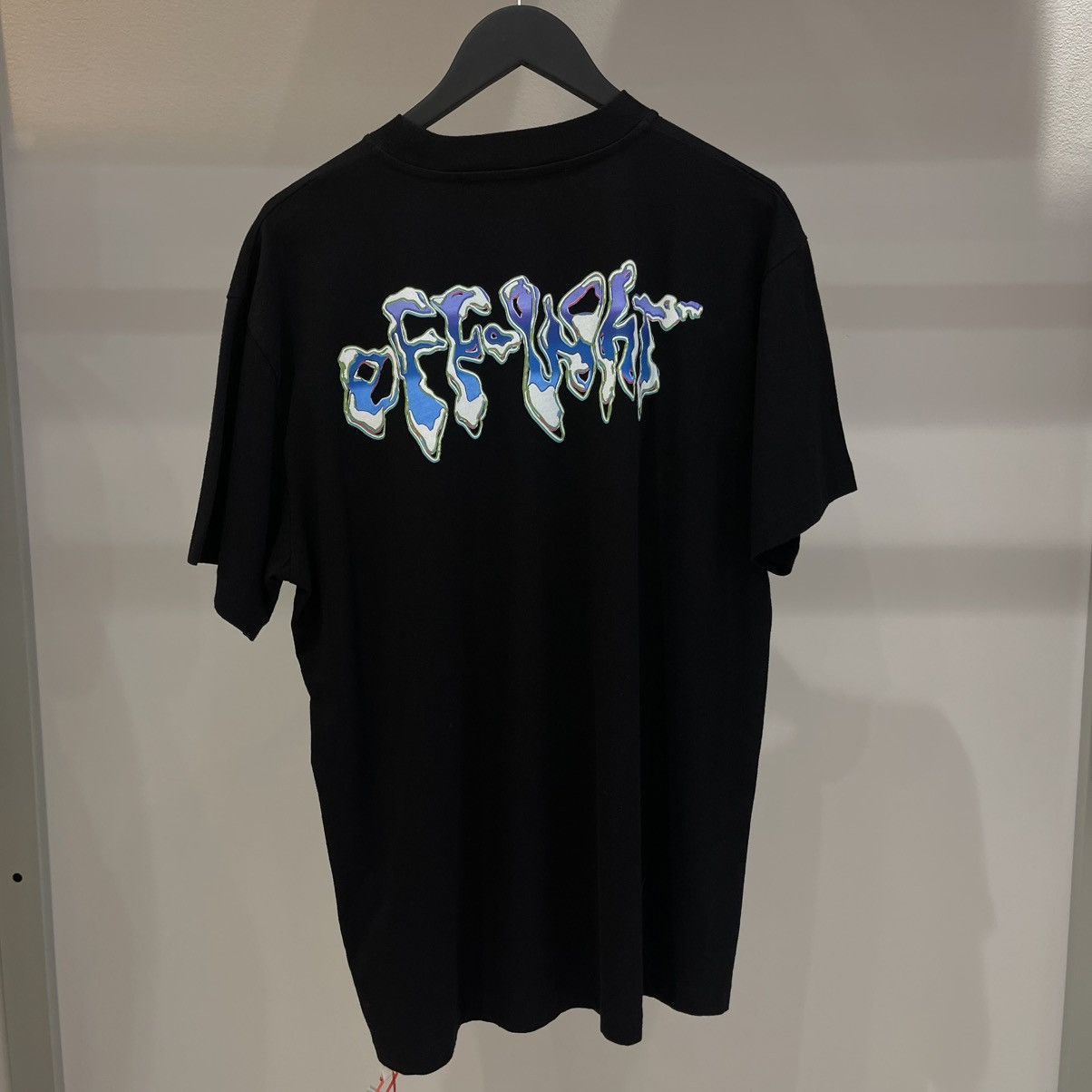 Off-White Off-White Blue 90's Liquid Oversized S/S Tee (SS22) Size US XS / EU 42 / 0 - 5 Thumbnail