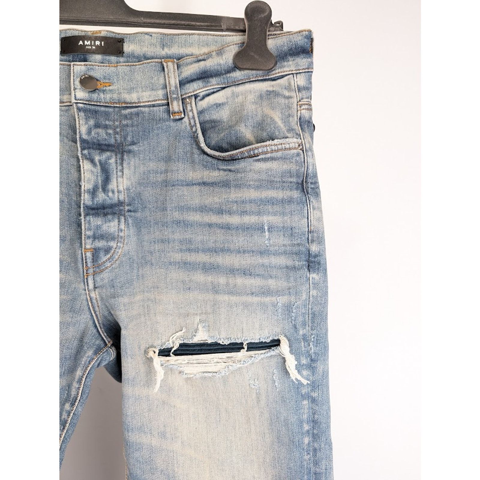 Amiri o1rshd1 Dragon MX1 Jeans in Vintage Indigo Size US 34 / EU 50 - 9 Thumbnail