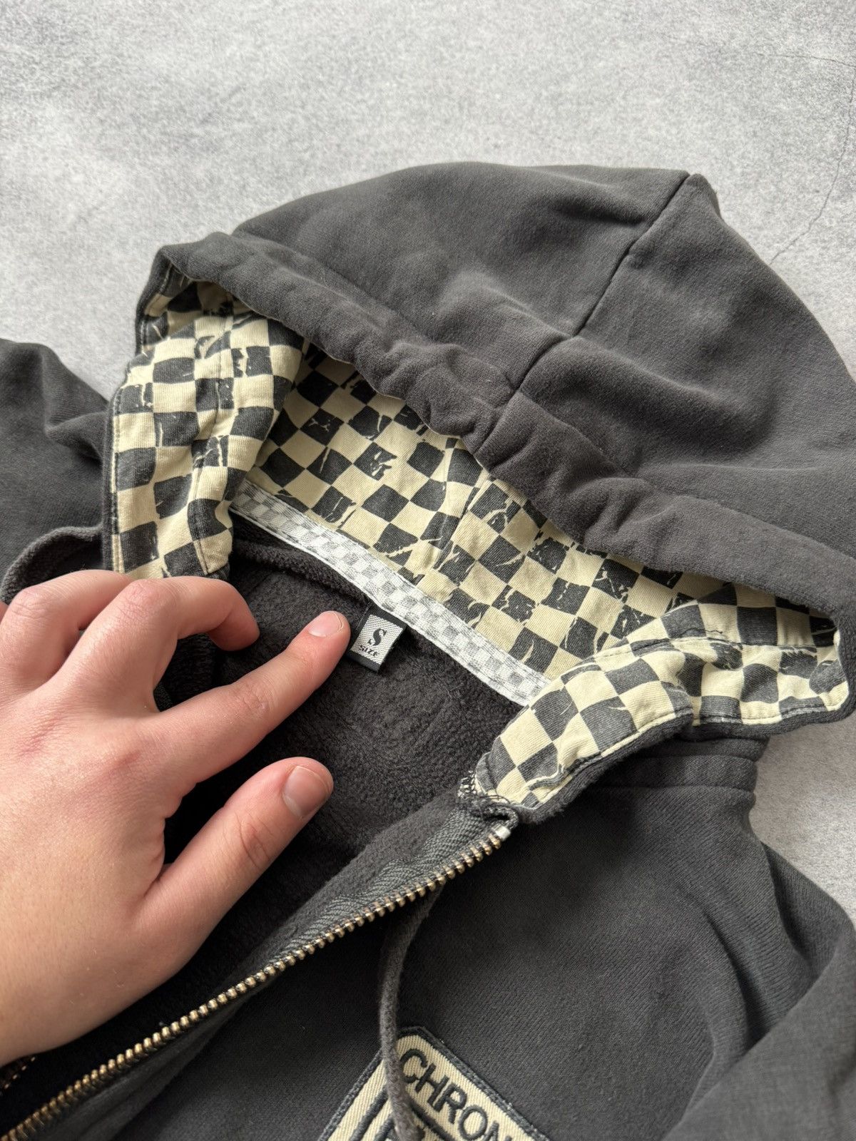 Vintage Vintage Warson Motors big logo zip-hoodies mens grey Size US S / EU 44-46 / 1 - 6 Thumbnail