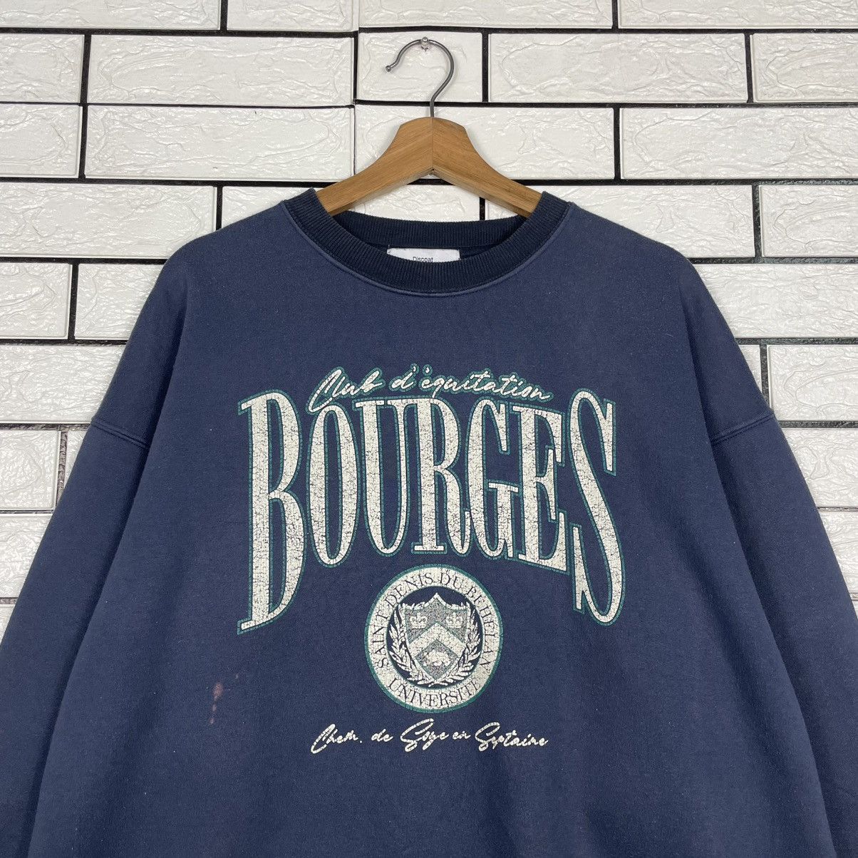 Japanese Brand Japanese Brand Discoat Bourges Big Logo Sweatshirt Size US M / EU 48-50 / 2 - 2 Thumbnail
