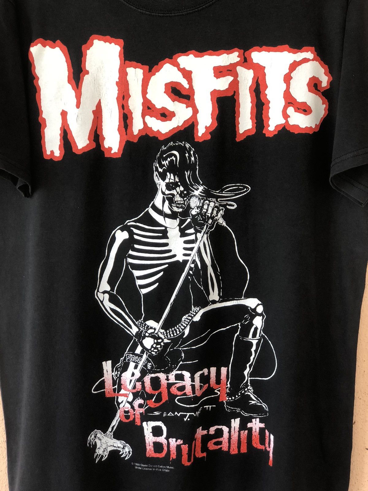 Band Tees × Misfits × Vintage Vintage MISFITS Punk Rock Band Tee Size US L / EU 52-54 / 3 - 2 Thumbnail