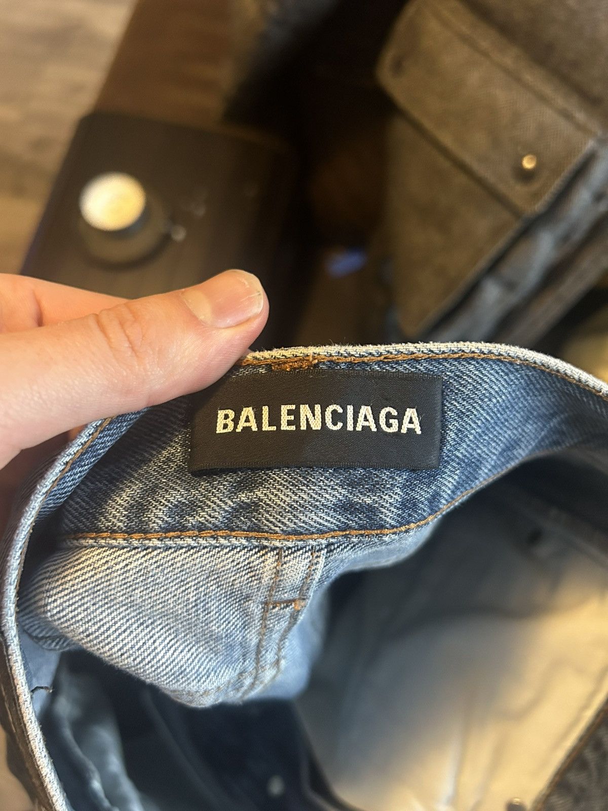 Balenciaga Balenciaga Straight-Leg Denim Jeans - Size 29 Size US 29 - 12 Thumbnail