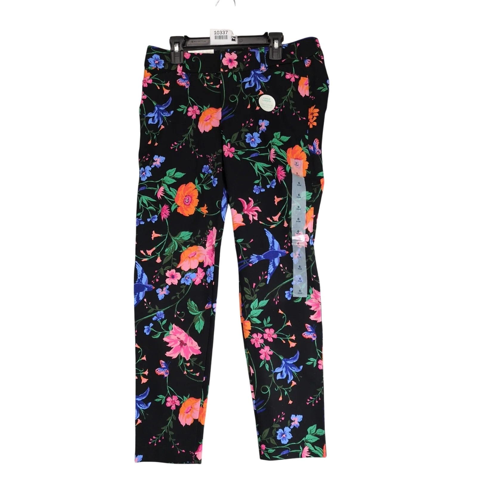 Old Navy NWT Old Navy Pixie Floral Print Pants Womens 6 Stretch 30x27 Size 28" / US 6 / IT 42 - 1 Thumbnail