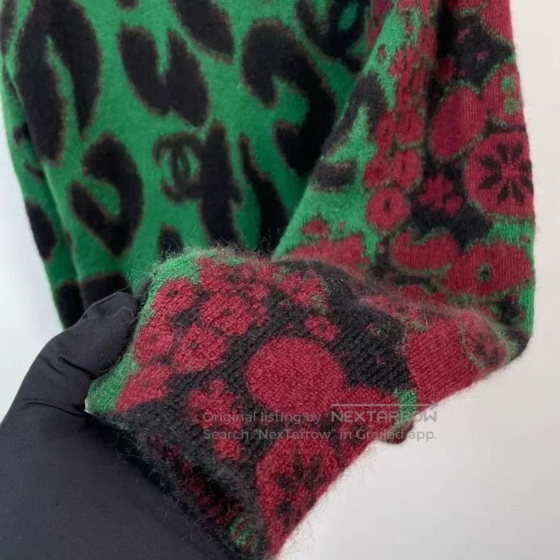 Chanel Chanel Green sweater Size XS / US 0-2 / IT 36-38 - 2 Thumbnail