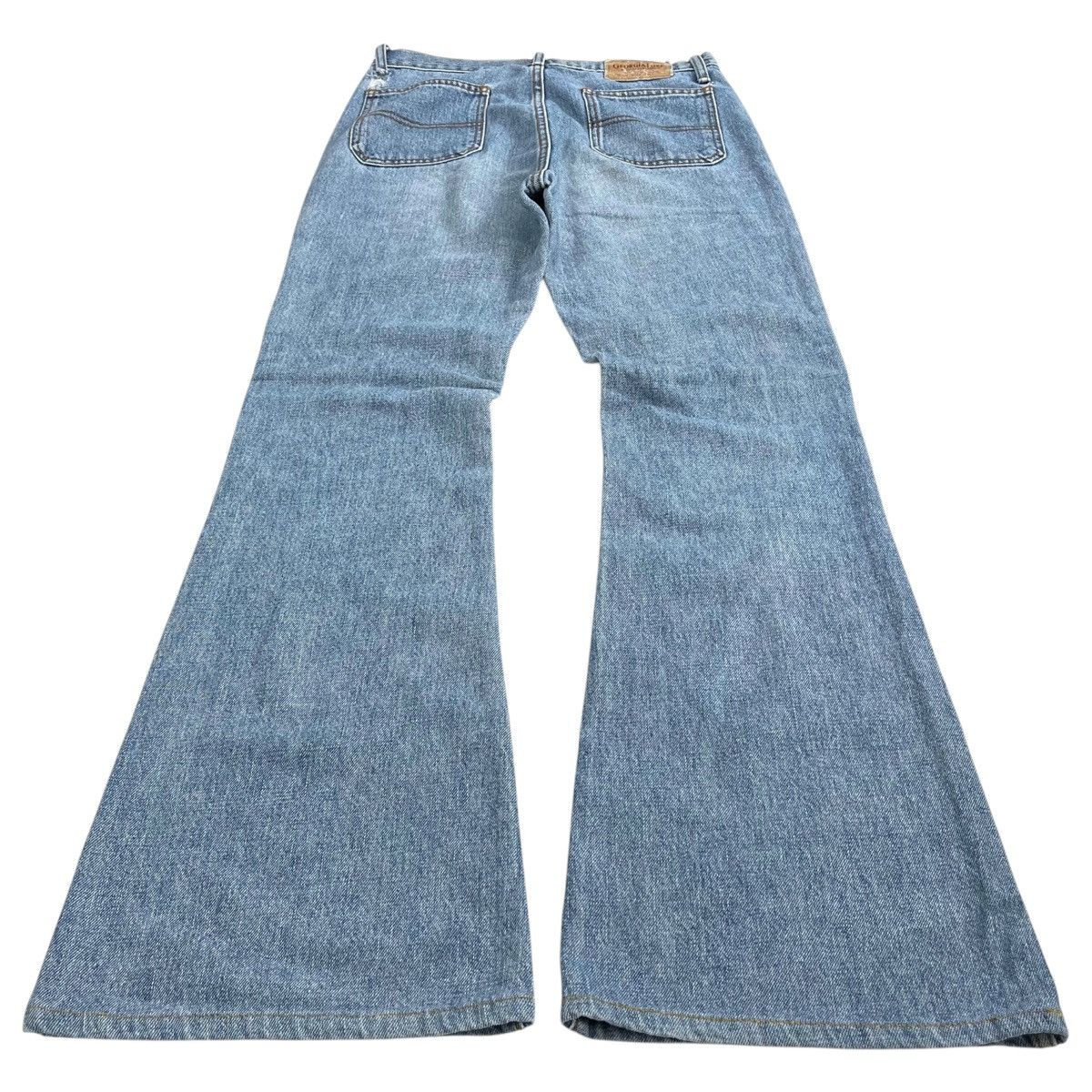 If Six Was Nine × Japanese Brand × Le Grande Bleu (L.G.B.) Y2k Georgia Love Bell Bottons Flared Jeans Bootcut Lgb Goa Size 28" / US 6 / IT 42 - 15 Thumbnail
