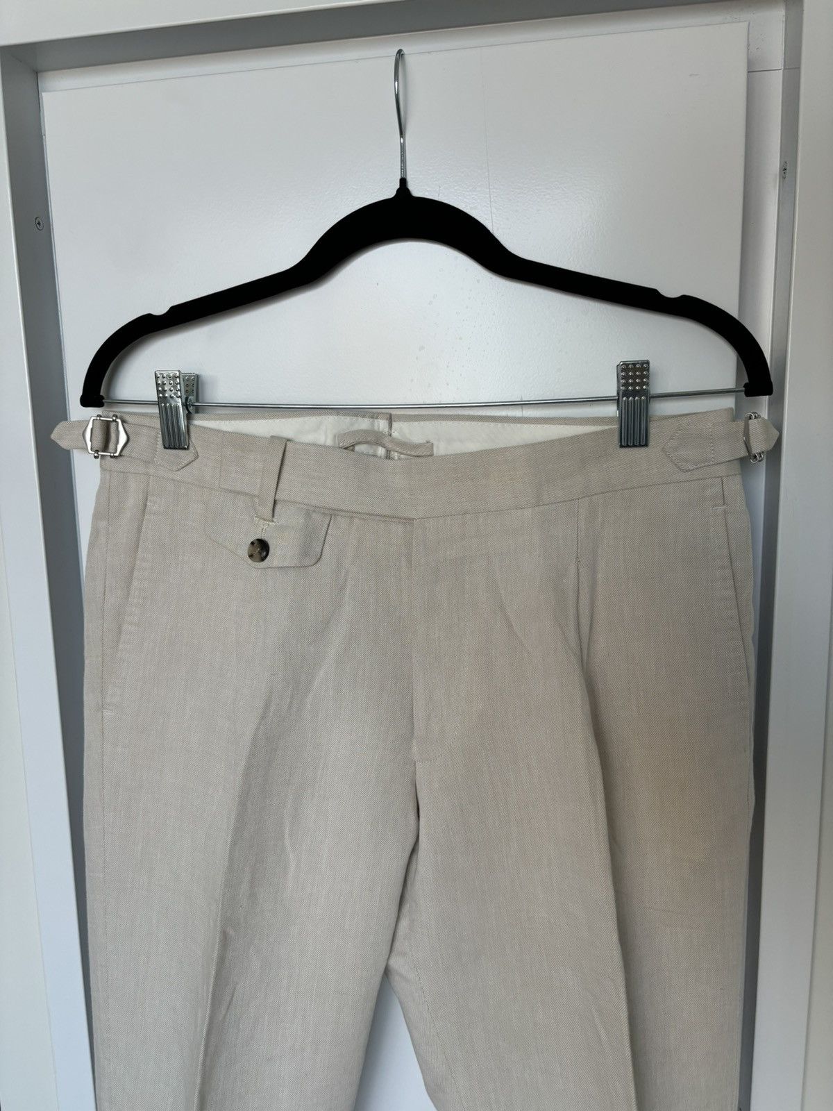 Suitsupply Suit Supply Trousers Brentwood cream Size 46R - 3 Thumbnail