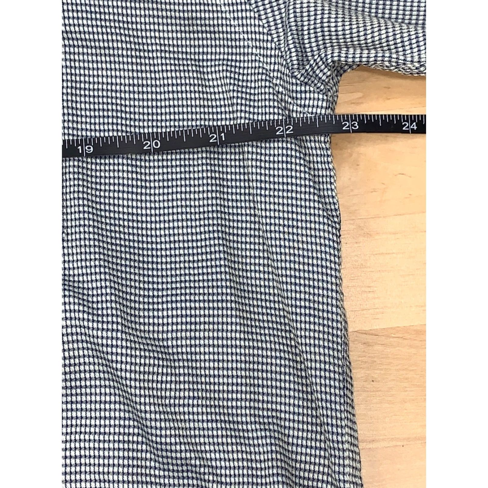 Evergreen Evergreen Button-Down Long Sleeve Shirt Check M Mock Neck Casual Mens Shirt Black/White Regular Cotton Size US M / EU 48-50 / 2 - 6 Thumbnail