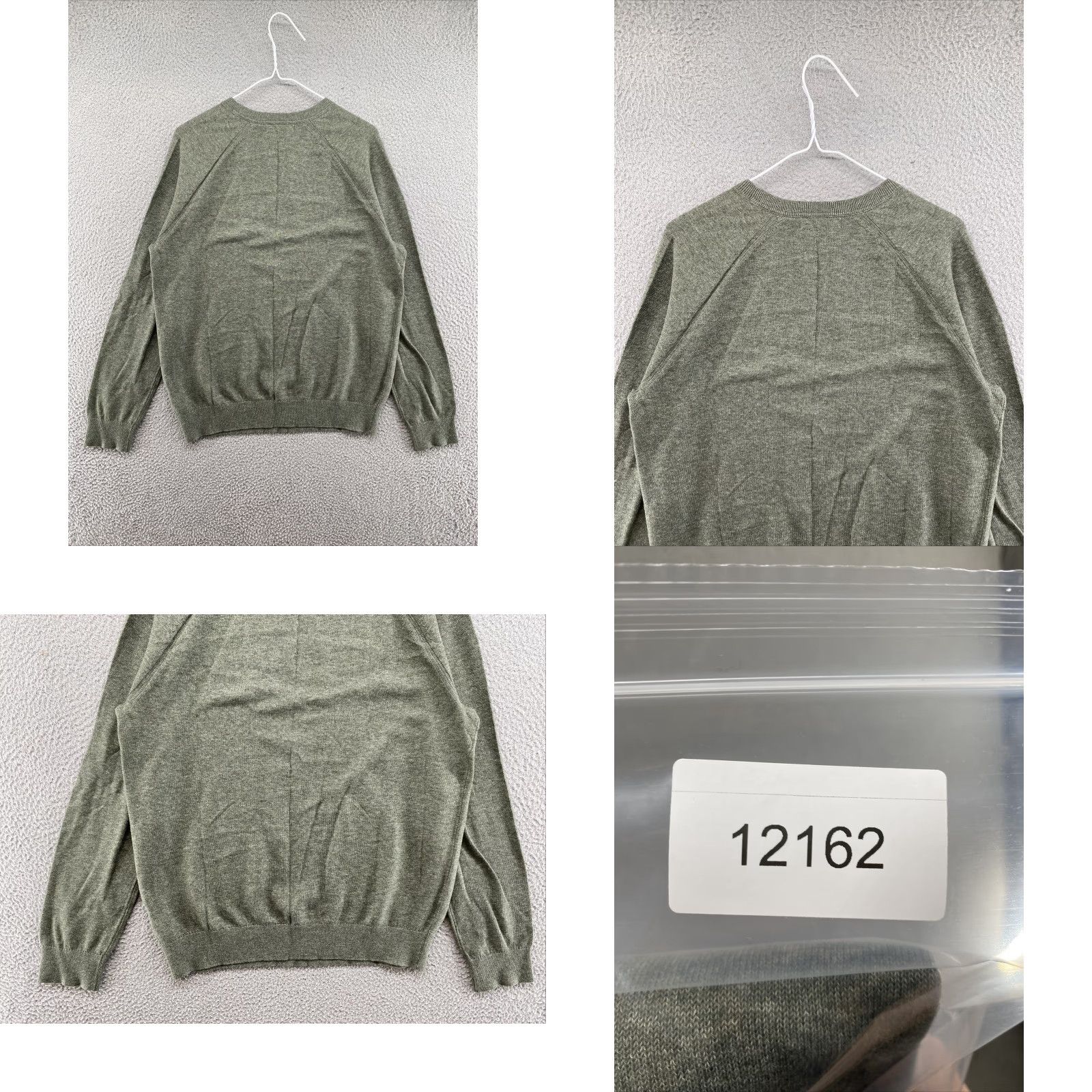 Banana Republic Banana Republic Mens Green V Neck Cotton Knit Sweater in Size Large Shirt Adult Large Green Pullover Casual Mens Size US L / EU 52-54 / 3 - 8 Thumbnail