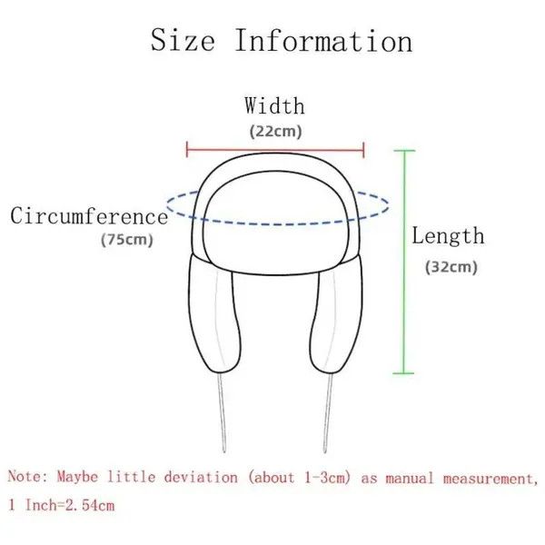 Japanese Brand Y2K Cartoon Anime Snorlax Hat Ushanka Hat Cute Winter Hat Size ONE SIZE - 5 Thumbnail