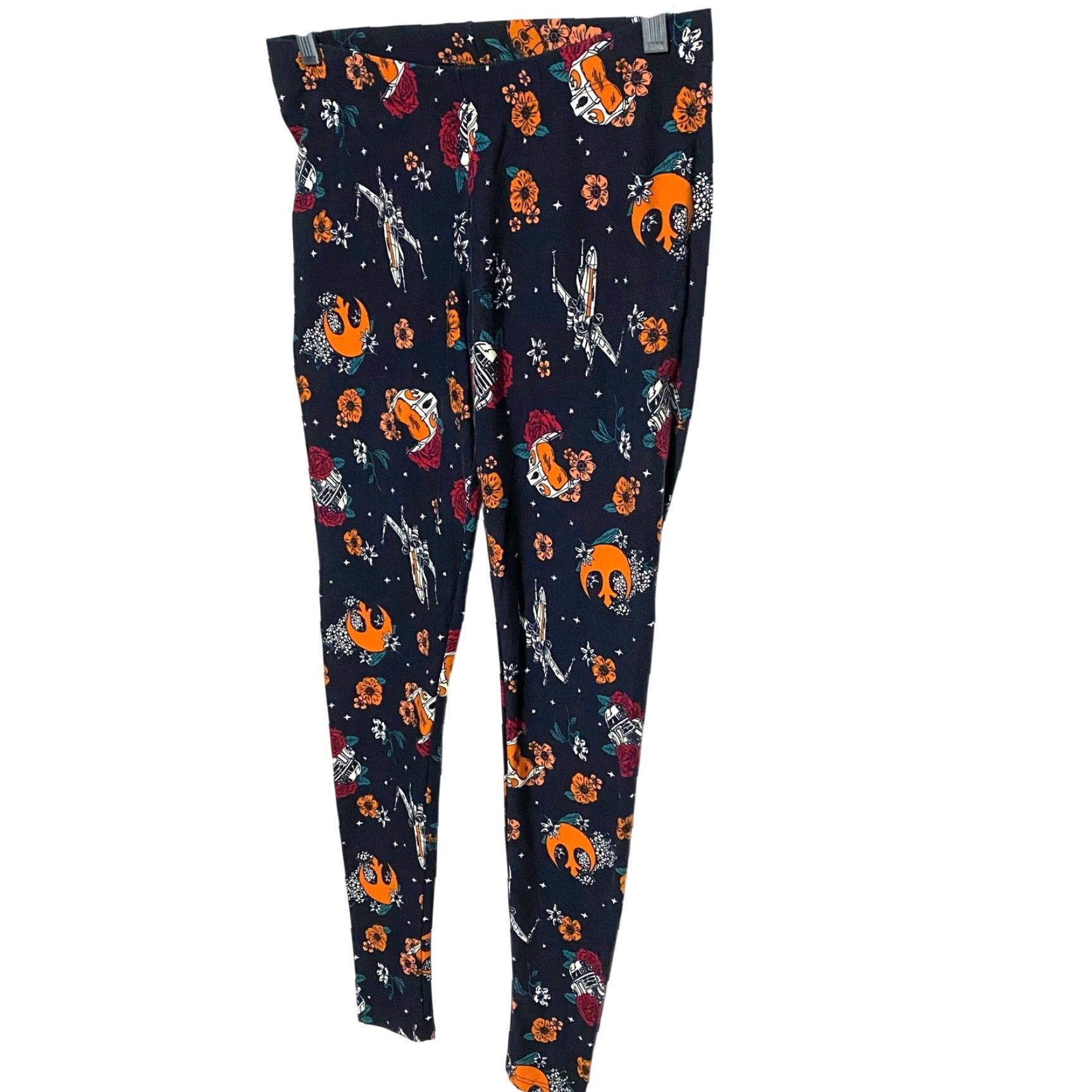 Vintage VINTAGE Her Universe Star Wars Tattoo Leggings 00 Stretch USA Space Floral Athleisure Leggings Womens Size 24" / US 00 / IT 34 - 3 Thumbnail