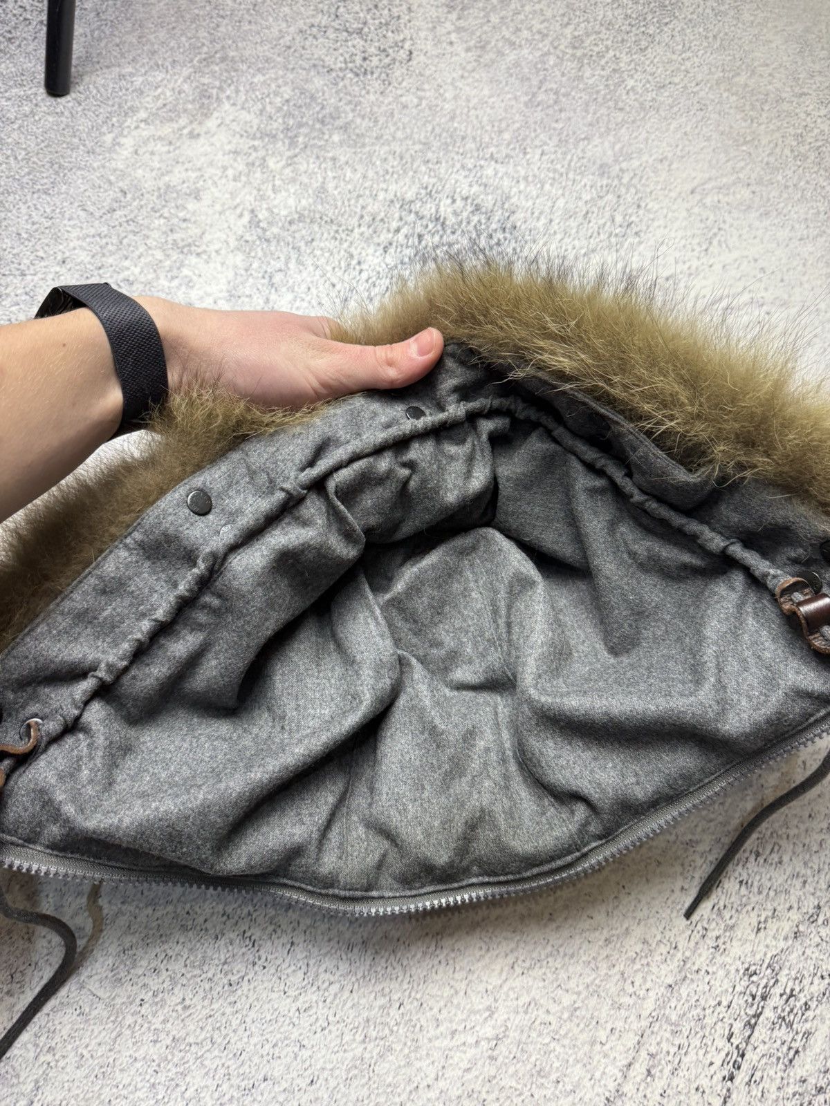 Moncler Moncler Hood Natural Fur Size ONE SIZE - 4 Thumbnail