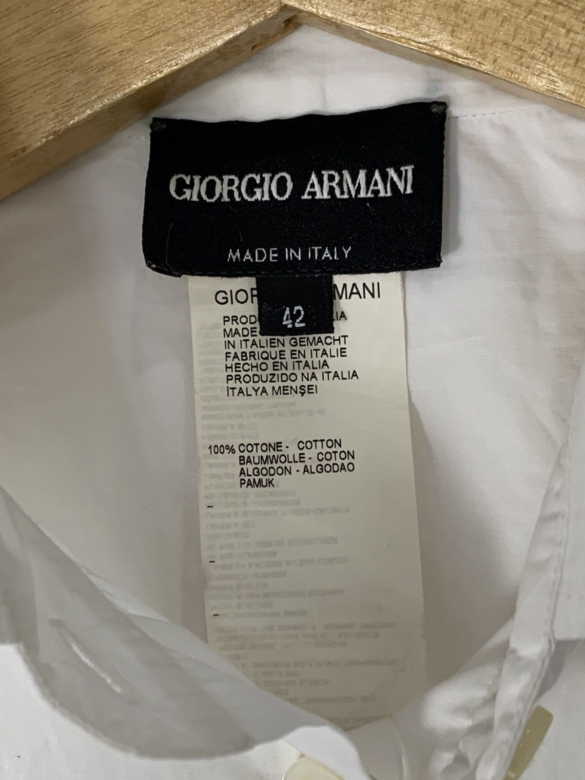 Giorgio Armani Giorgio armani with button up shirt Size US S / EU 44-46 / 1 - 5 Thumbnail