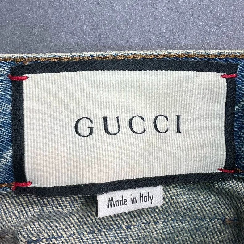Gucci GucciCartoon embroidered washed jeans 2503-Nextarrow Size 42" / US 20 - 3 Thumbnail