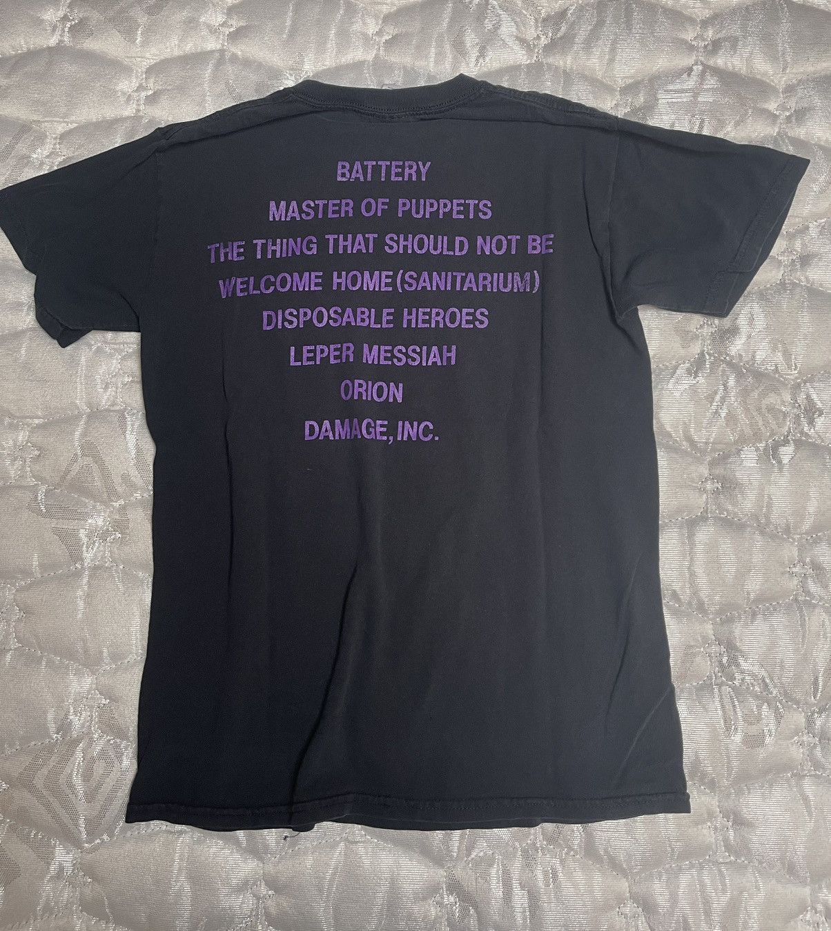 Metallica Metallica master of puppets t-shirt 2007 Gildan purple Size US S / EU 44-46 / 1 - 2 Thumbnail