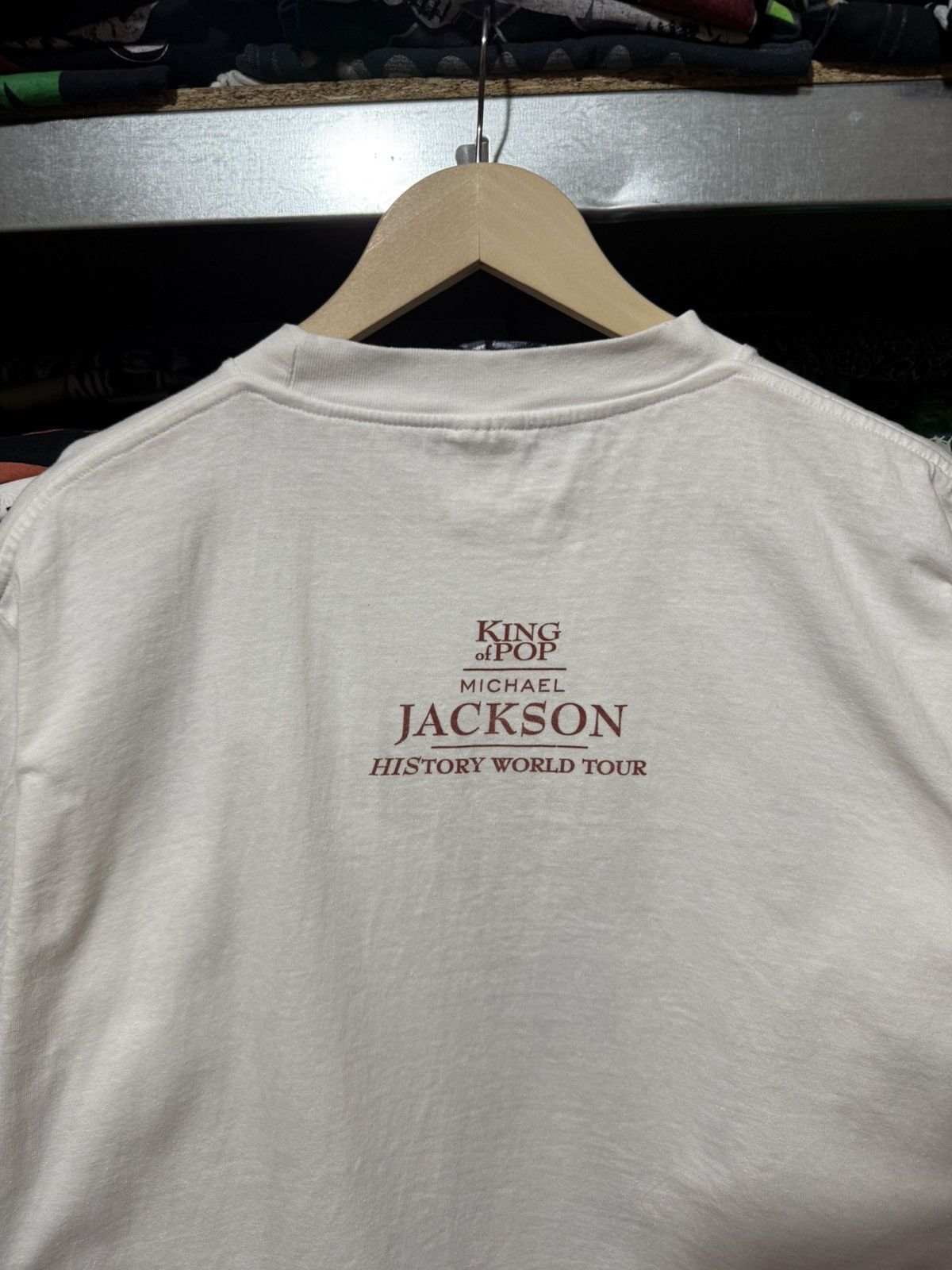 Vintage Vintage 1996 Michael Jackson King Of Pop History Tour Tee Size US XL / EU 56 / 4 - 5 Thumbnail