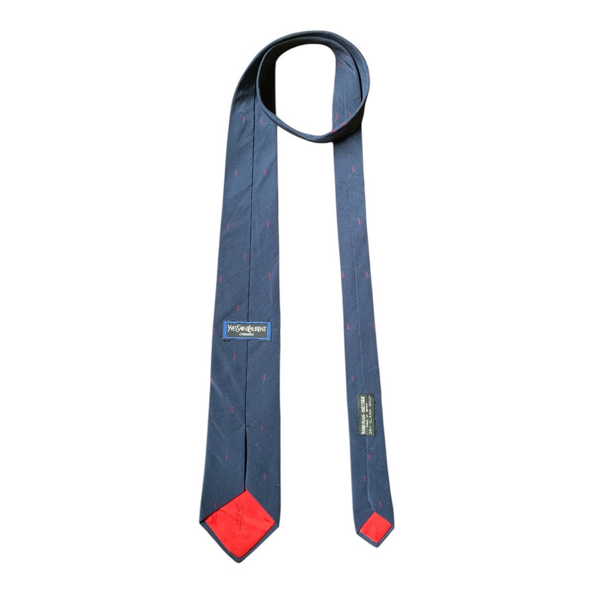 Designer × Vintage × Yves Saint Laurent Rare Design Vintage Yves Saint Laurent Cravates Ties Size ONE SIZE - 2 Thumbnail