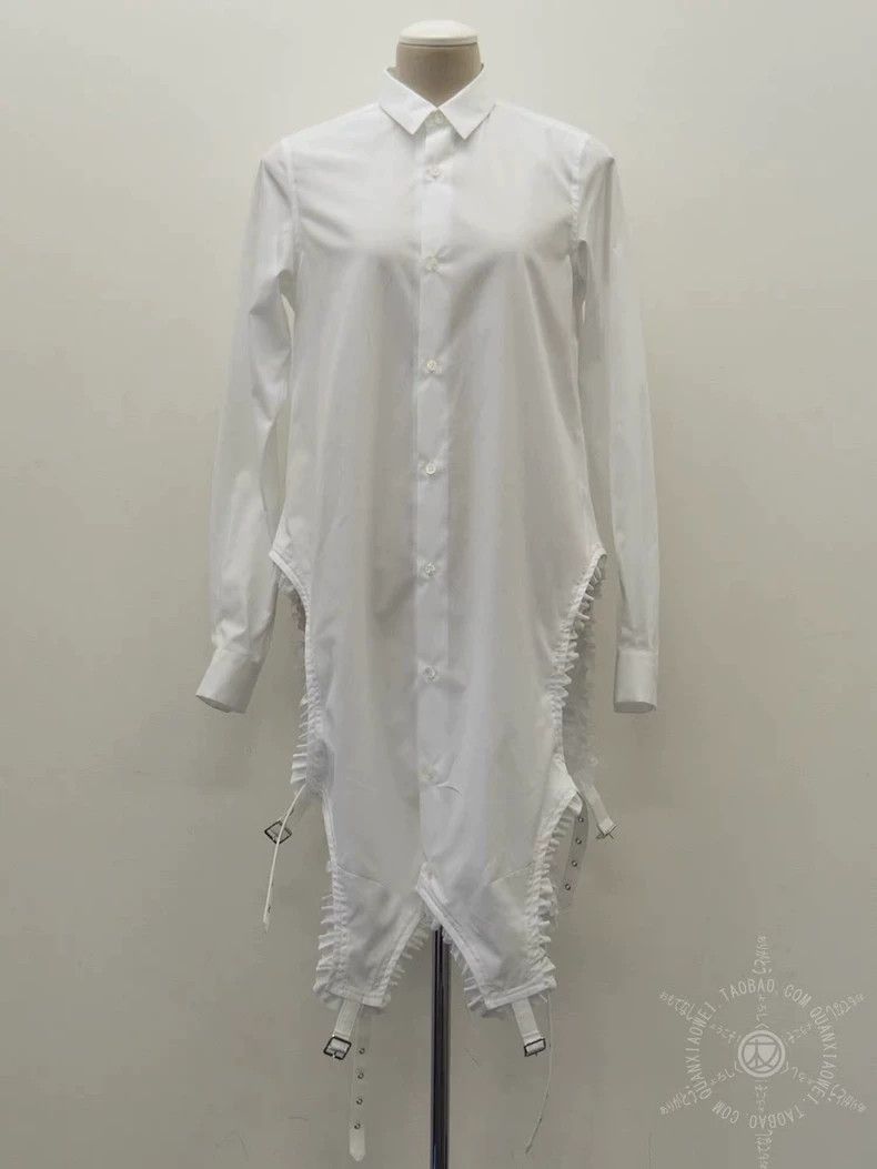 Comme des Garcons Comme Des Garcons Buckle Strap Long Shaped Shirt Size XS / US 0-2 / IT 36-38 - 4 Thumbnail