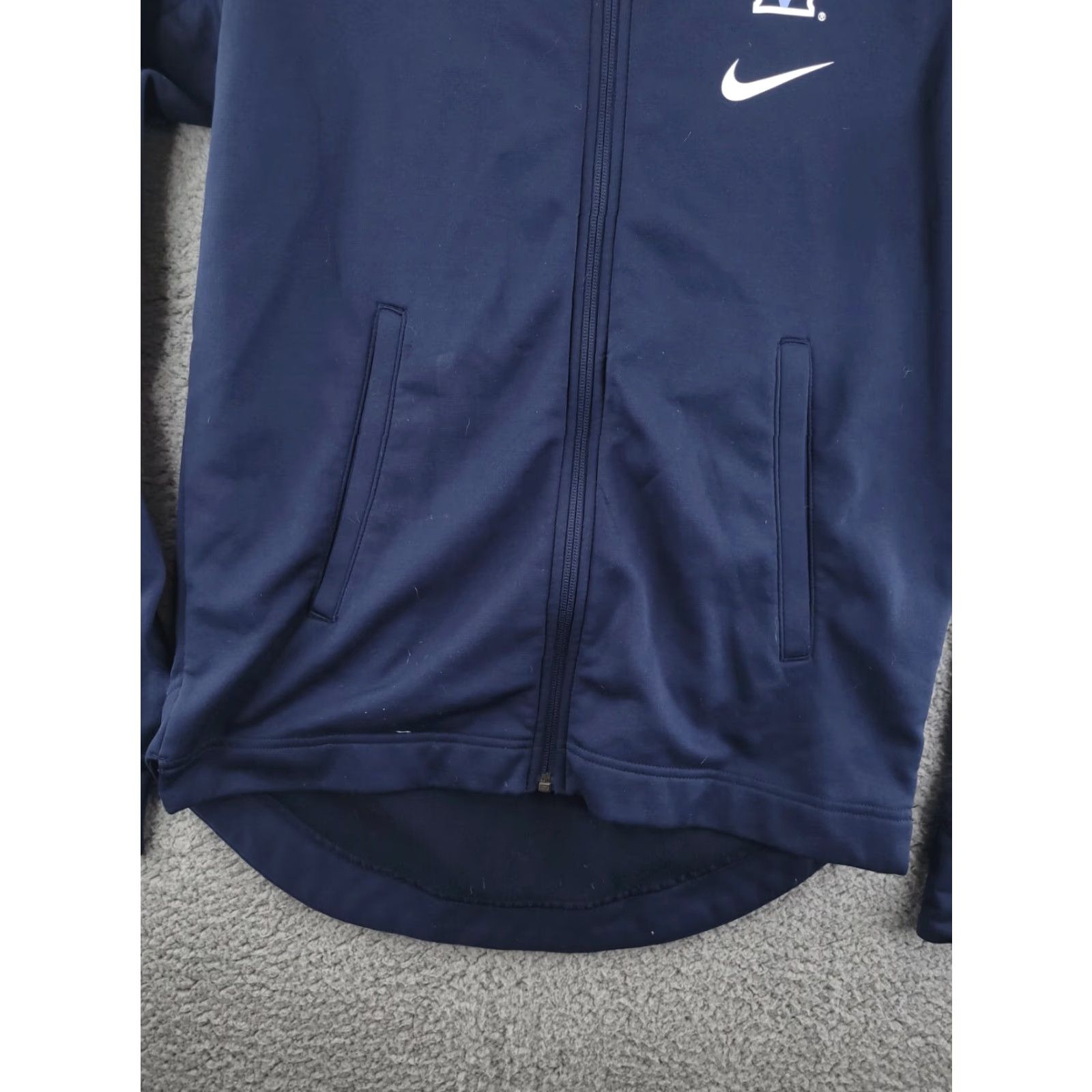 Nike Nike Viillanova Hoodie Mens Small Elite Blue Dri Fit Basketball Shirt Logo Full Zip Mens Size US S / EU 44-46 / 1 - 5 Thumbnail