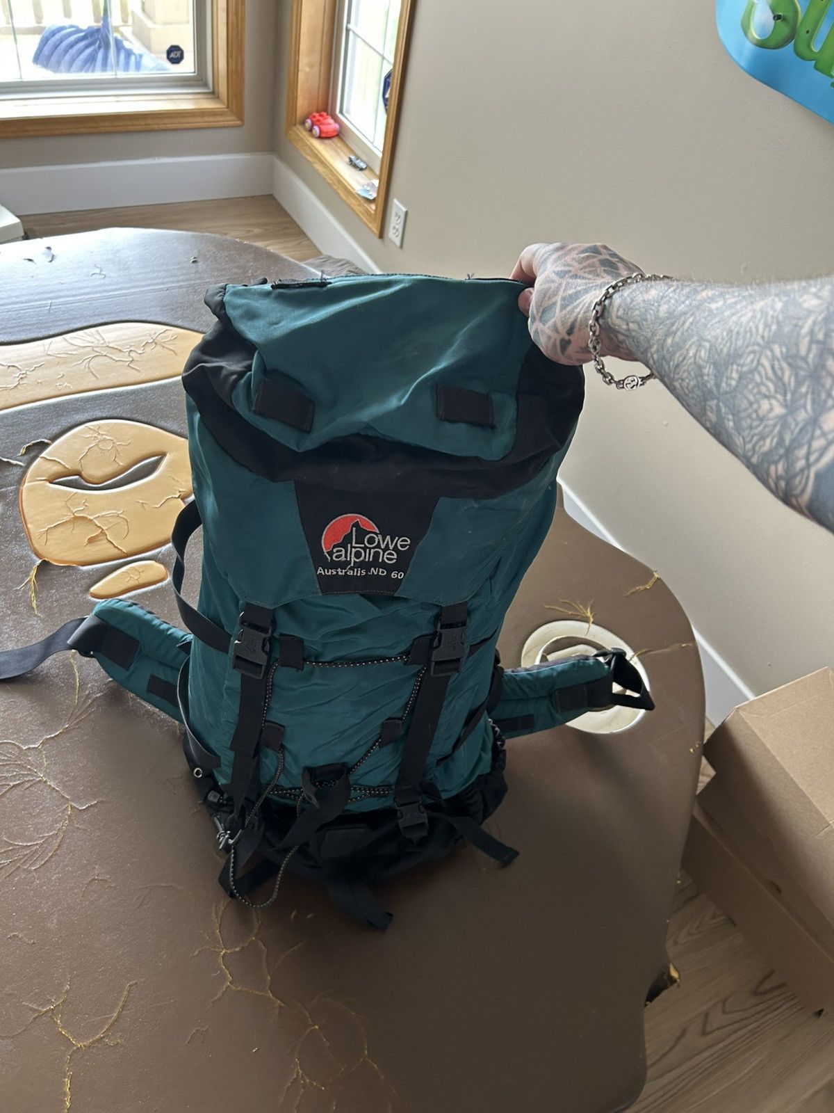 Other Lowe Alpine Hiking Camping Large Backpack Size ONE SIZE - 6 Thumbnail