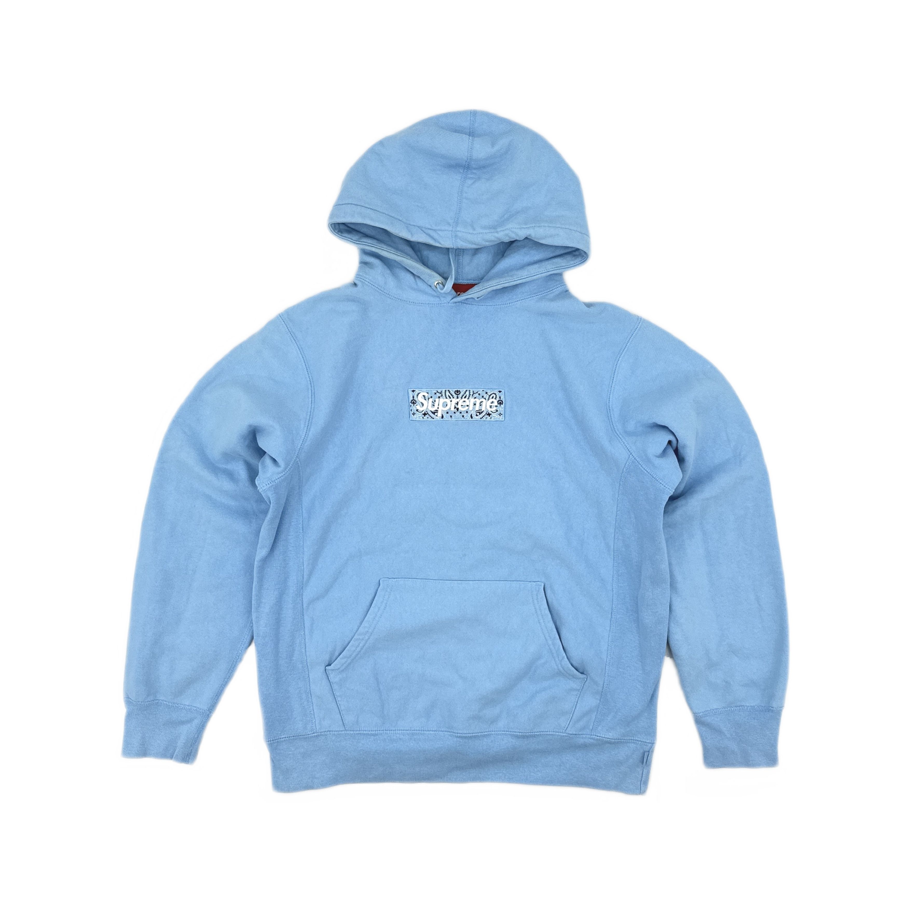 Supreme Supreme Shoulder Script Hoodie - Light Blue | Grailed