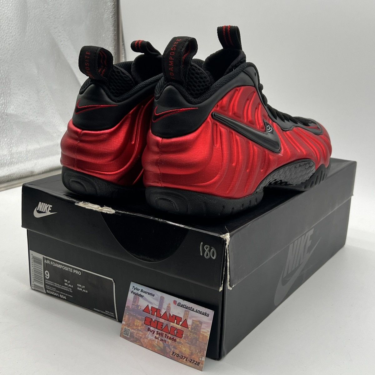 Nike Air Foamposite pro university red Size US 9 / EU 42 - 5 Thumbnail