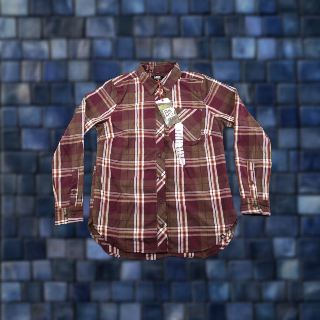 Vintage Alaskan Hardgear Shirt Womens S Bitterroot Plaid Long Sleeve Nylon Outdoor NEW Size S / US 4 / IT 40 - 1 Thumbnail